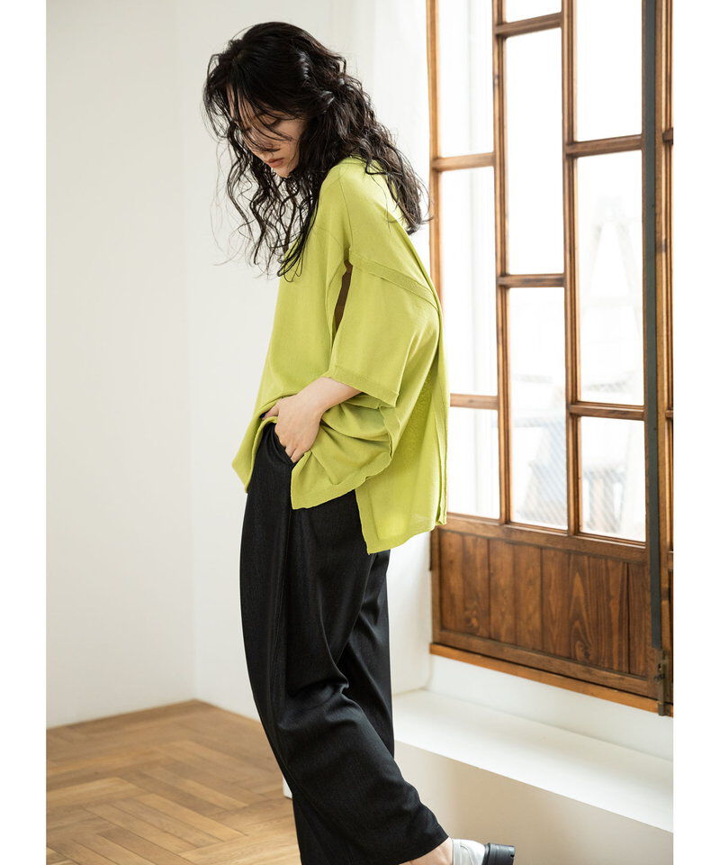  「2WAYニットポンチョ」|ニット・セーター|