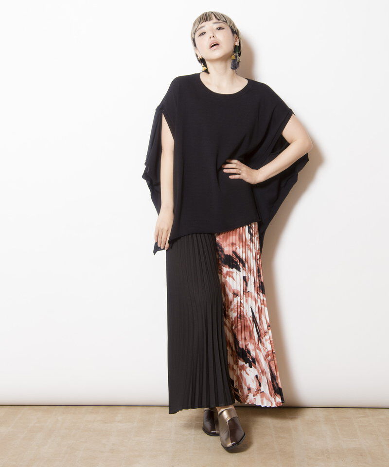  「2WAYニットポンチョ」|ニット・セーター|