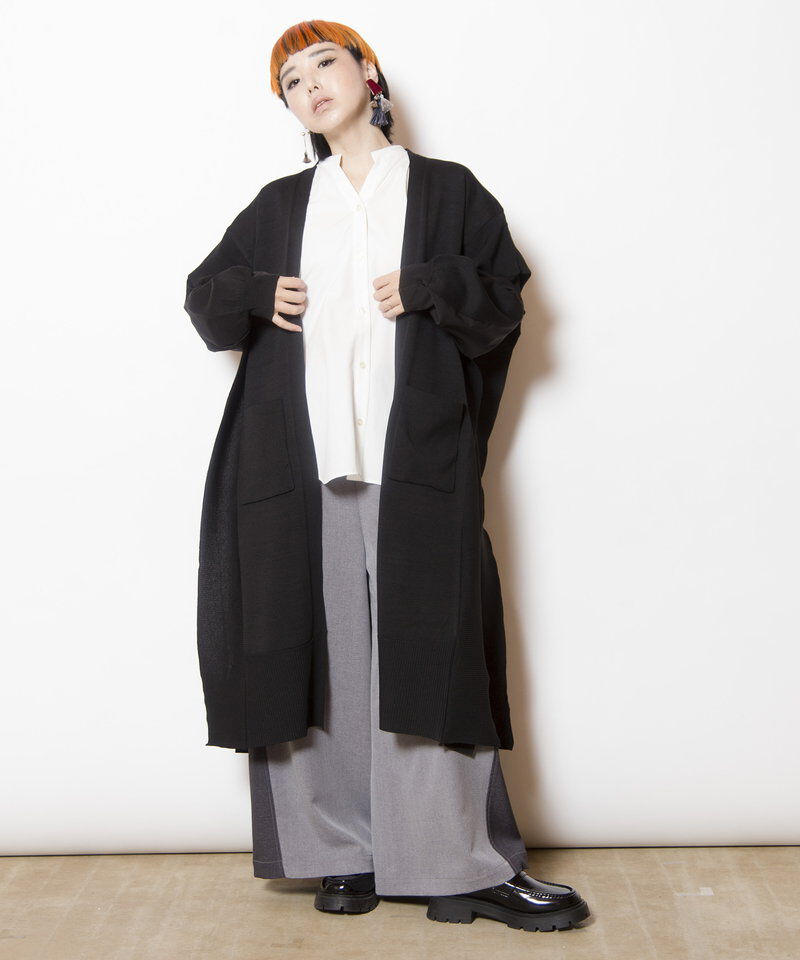  「切替ニットカーディガン」|ニット・セーター|