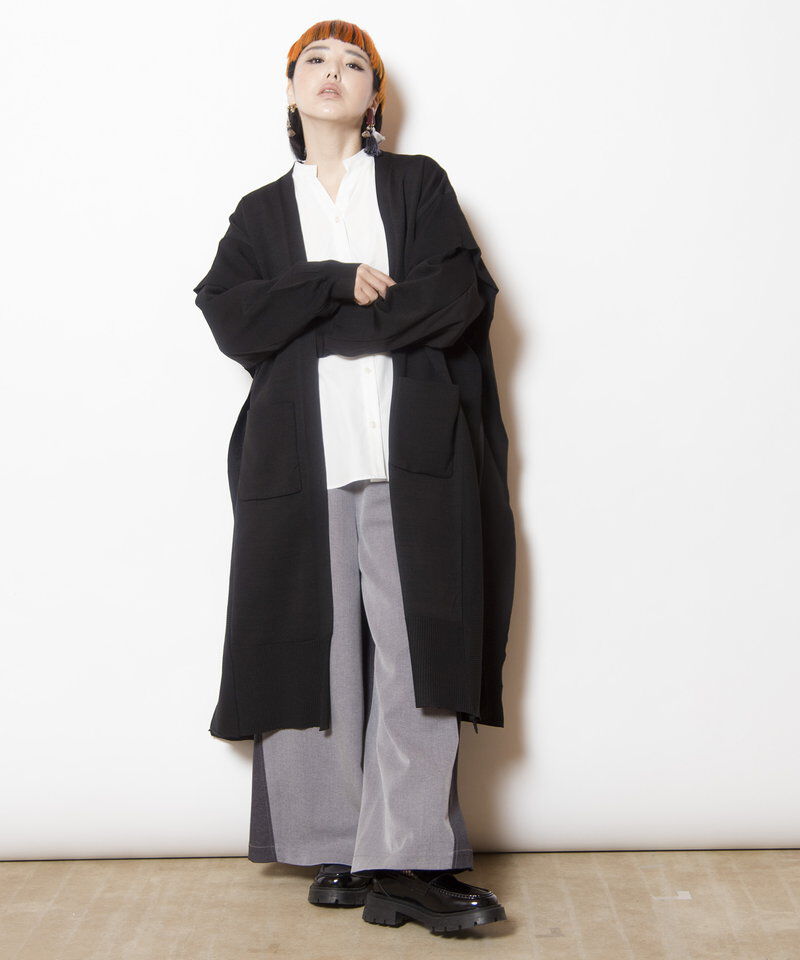  「切替ニットカーディガン」|ニット・セーター|