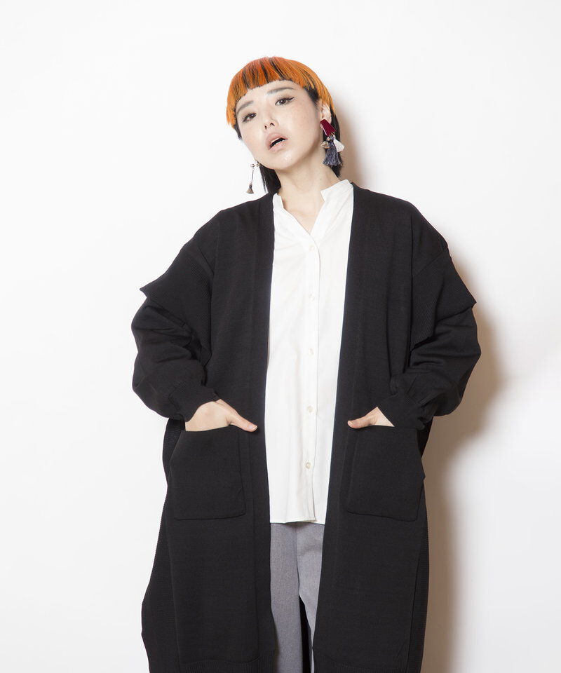  「切替ニットカーディガン」|ニット・セーター|