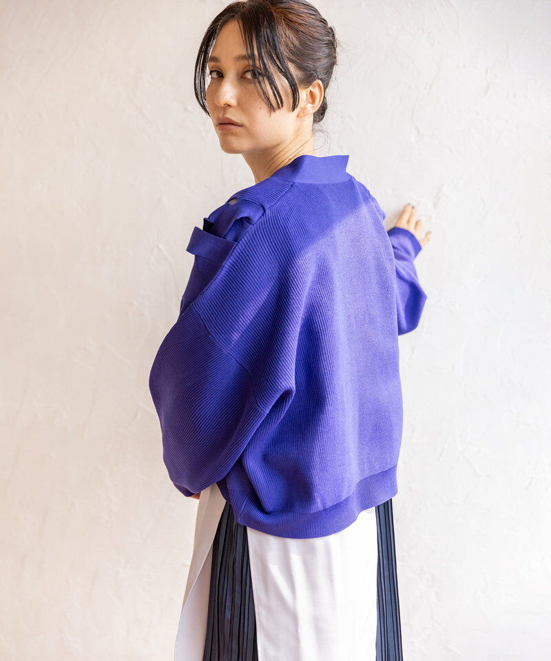  「編込ニットカーディガン」|カーディガン|