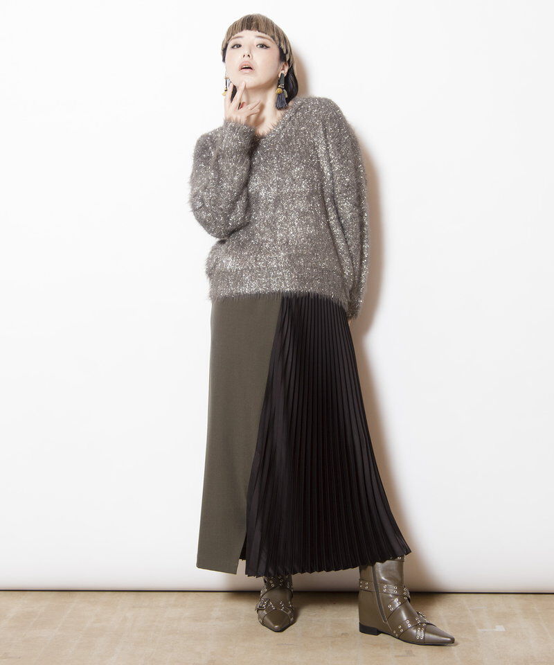  「シャギーニットプルオーバー」|ニット・セーター|