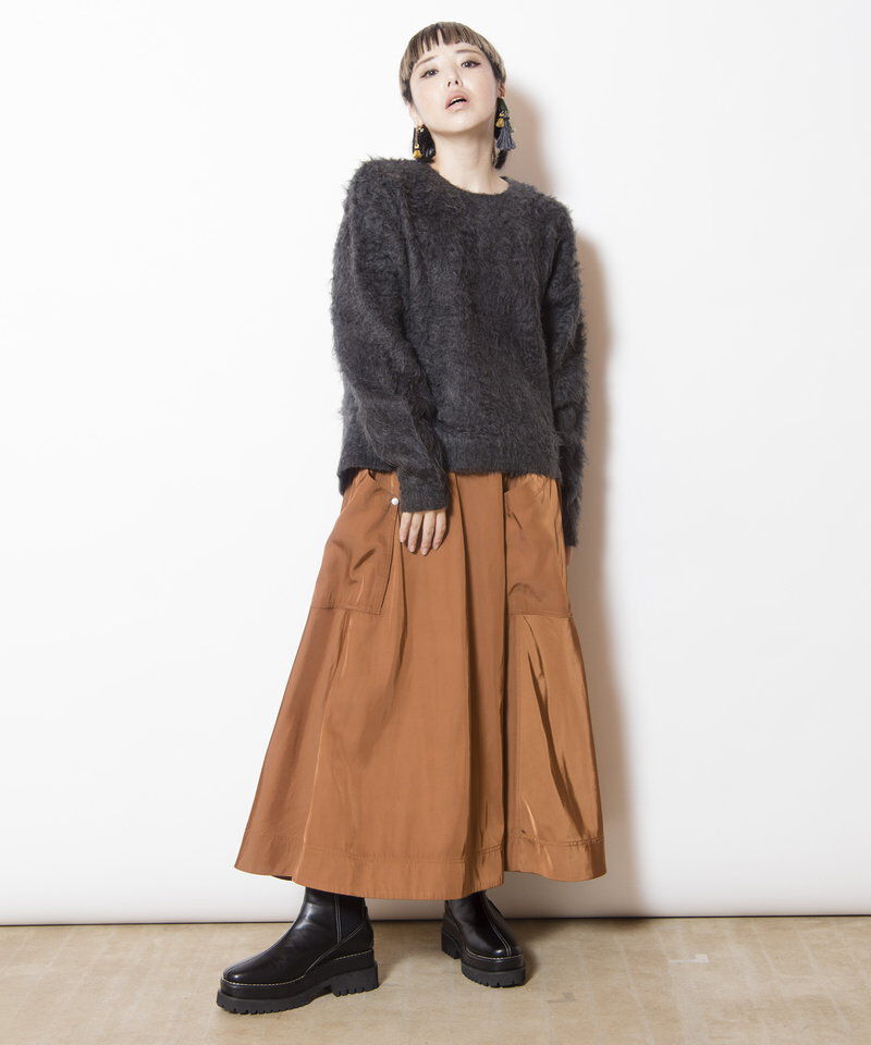  「ポケットフレアースカート」|フレア|