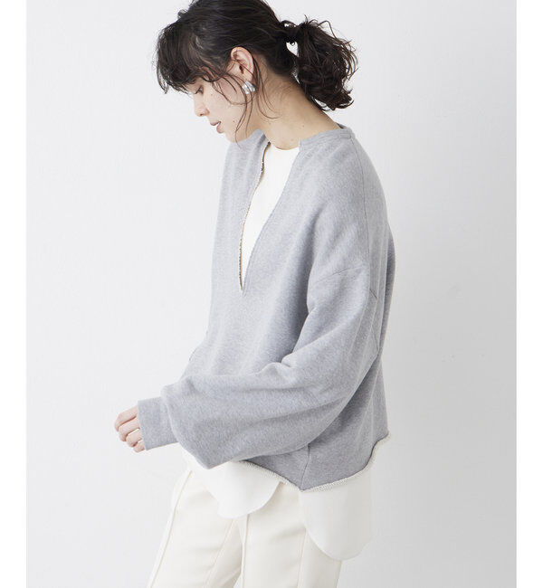  「スウェットVネックプルオーバー２」|Tシャツ・カットソー|