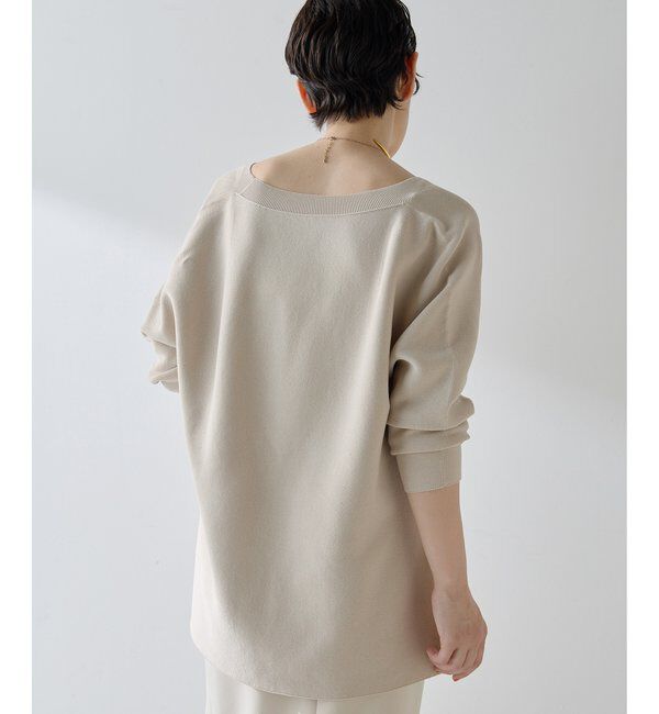  「深Vスリットニットプルオーバー」|ニット・セーター|