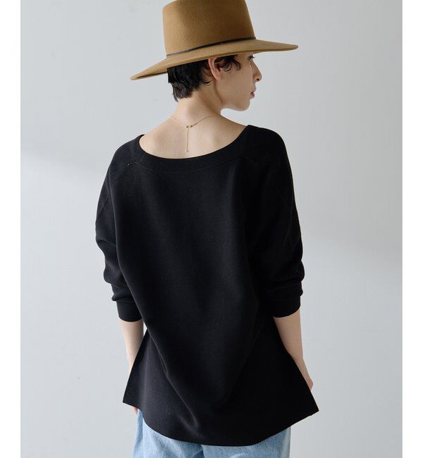  「深Vスリットニットプルオーバー」|ニット・セーター|