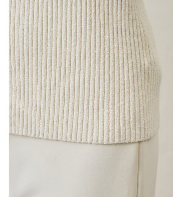  「RAW SILK リブカーディガン」|ニット・セーター|