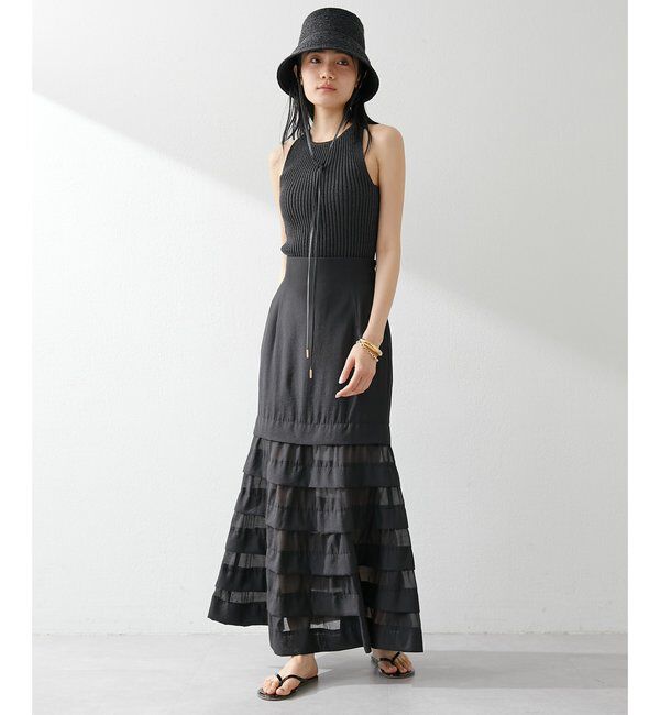  「オーガンジーマーメイドスカート4」|スカート|