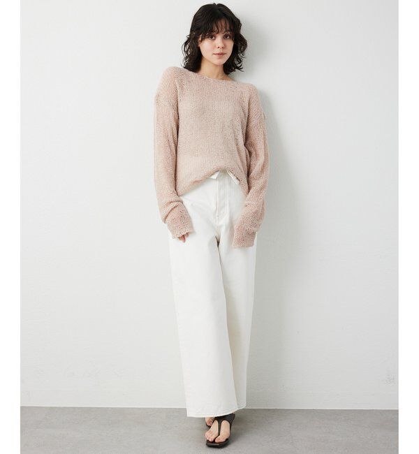 THE PAUSE「【THE PAUSE】メッシュプルオーバー」|ニット・セーター|