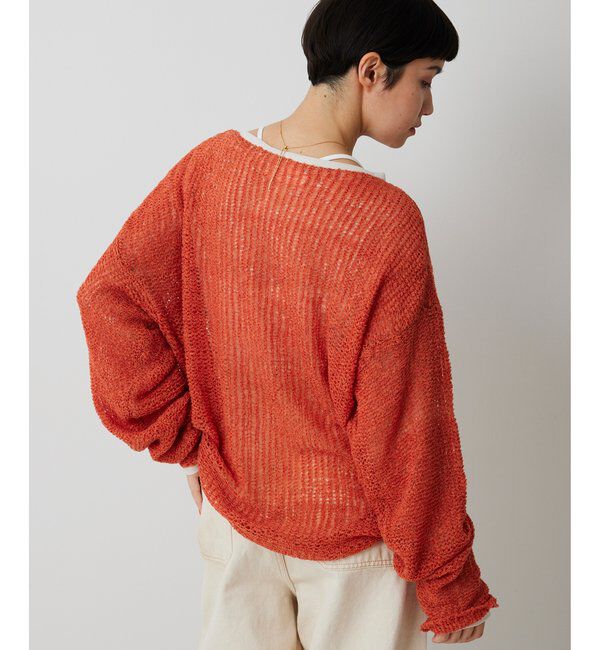 THE PAUSE「【THE PAUSE】メッシュプルオーバー」|ニット・セーター|