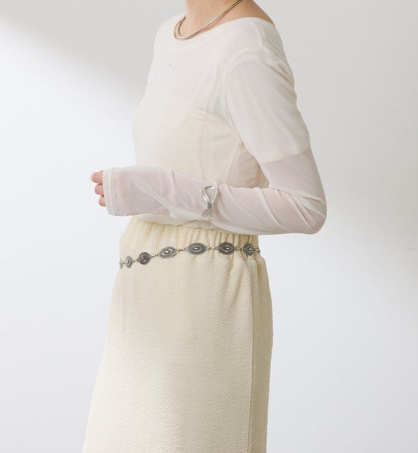  「Q.anos レイヤードTシャツ」|Tシャツ・カットソー|