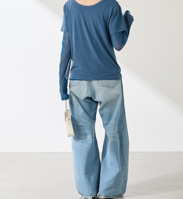  「Q.anos レイヤードTシャツ」|Tシャツ・カットソー|