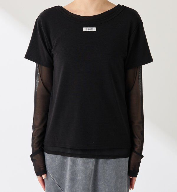  「Q.anos レイヤードTシャツ」|Tシャツ・カットソー|