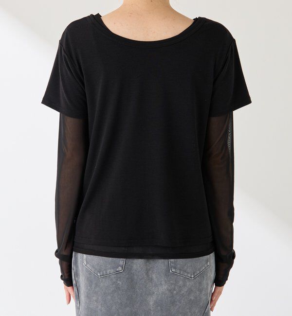  「Q.anos レイヤードTシャツ」|Tシャツ・カットソー|
