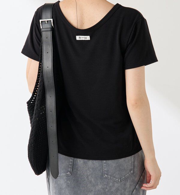  「Q.anos レイヤードTシャツ」|Tシャツ・カットソー|