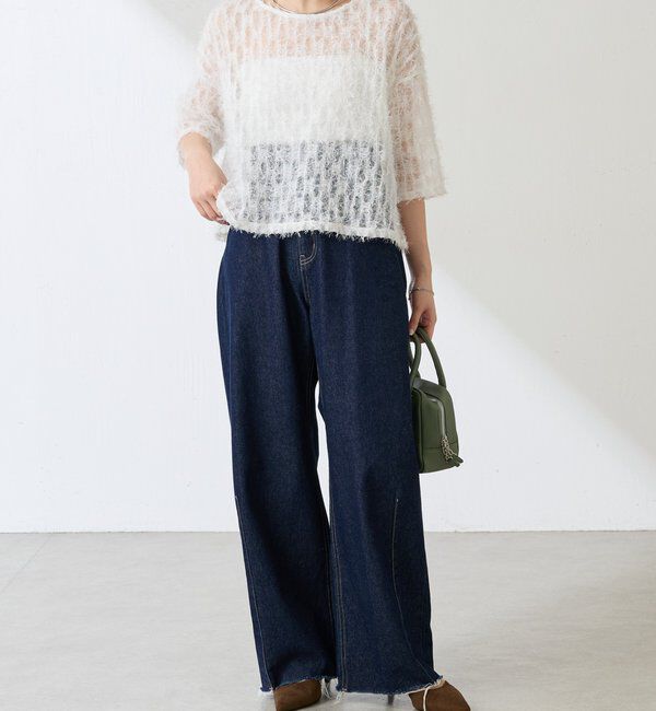  「フリンジシアーカットソー」|Tシャツ・カットソー|