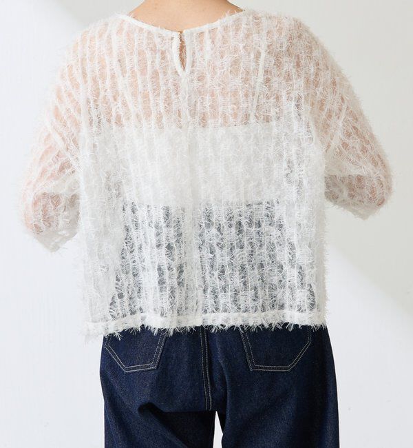  「フリンジシアーカットソー」|Tシャツ・カットソー|