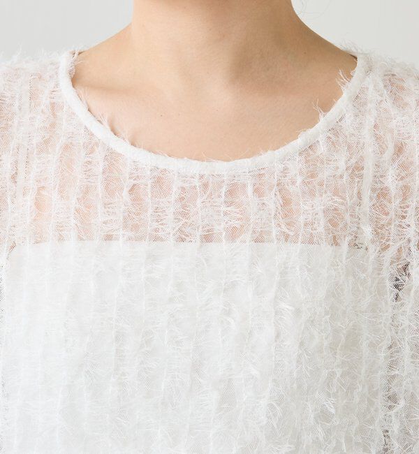  「フリンジシアーカットソー」|Tシャツ・カットソー|