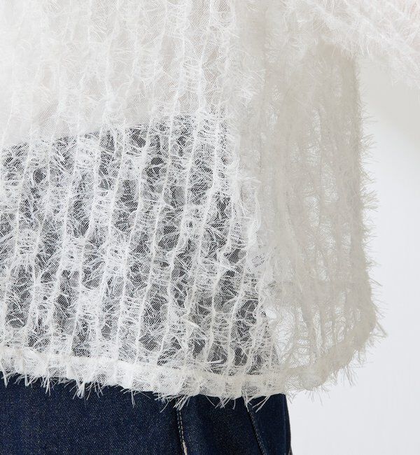  「フリンジシアーカットソー」|Tシャツ・カットソー|