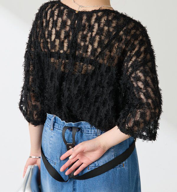  「フリンジシアーカットソー」|Tシャツ・カットソー|