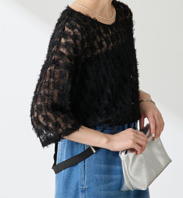  「フリンジシアーカットソー」|Tシャツ・カットソー|