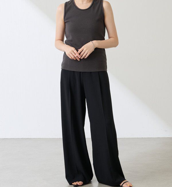  「シアーパイピングタンクトップ」|Tシャツ・カットソー|