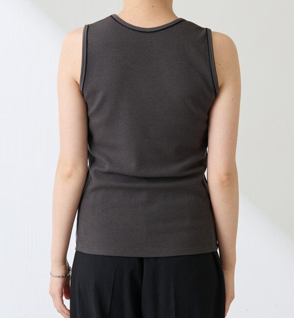  「シアーパイピングタンクトップ」|Tシャツ・カットソー|