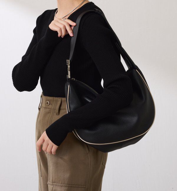  「【PAPILLONNER/パピヨネ】レザーテープショルダーバッグ」|ショルダー・メッセンジャー|