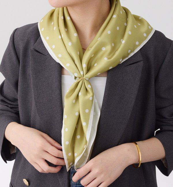  「【PAPILLONNER/パピヨネ】ドットスカーフ」|Tシャツ・カットソー|