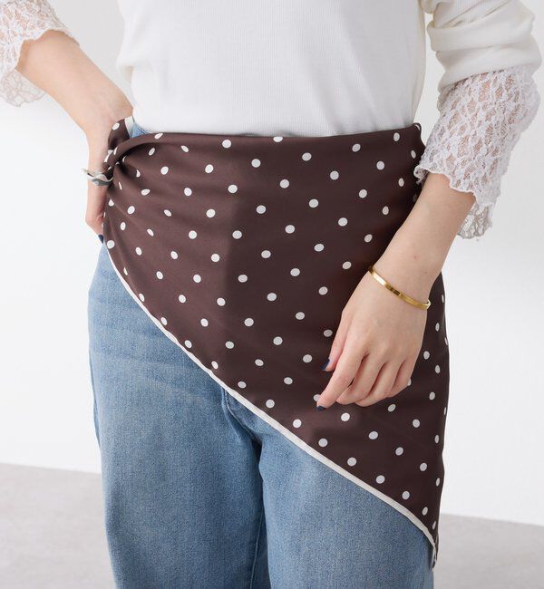  「【PAPILLONNER/パピヨネ】ドットスカーフ」|Tシャツ・カットソー|