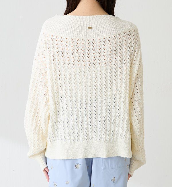  「レースステッチニット」|ニット・セーター|