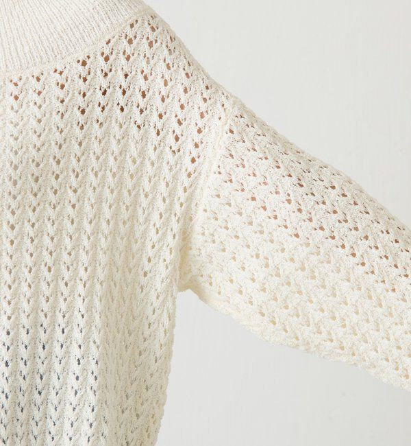  「レースステッチニット」|ニット・セーター|