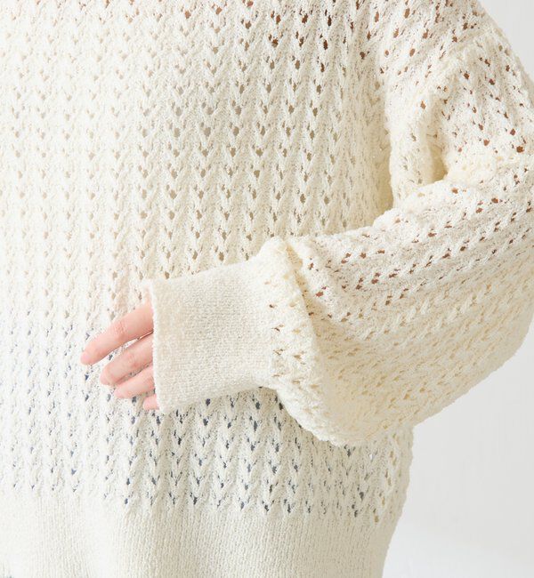 「レースステッチニット」|ニット・セーター|