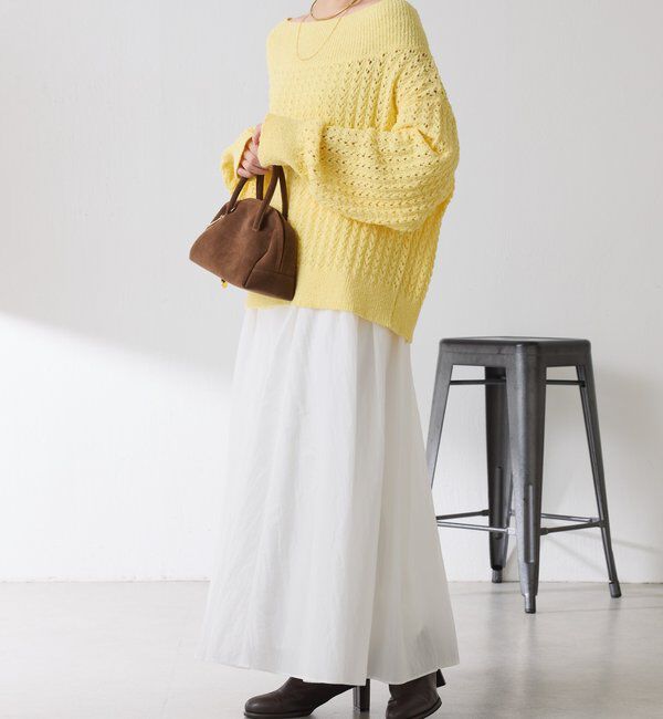  「レースステッチニット」|ニット・セーター|