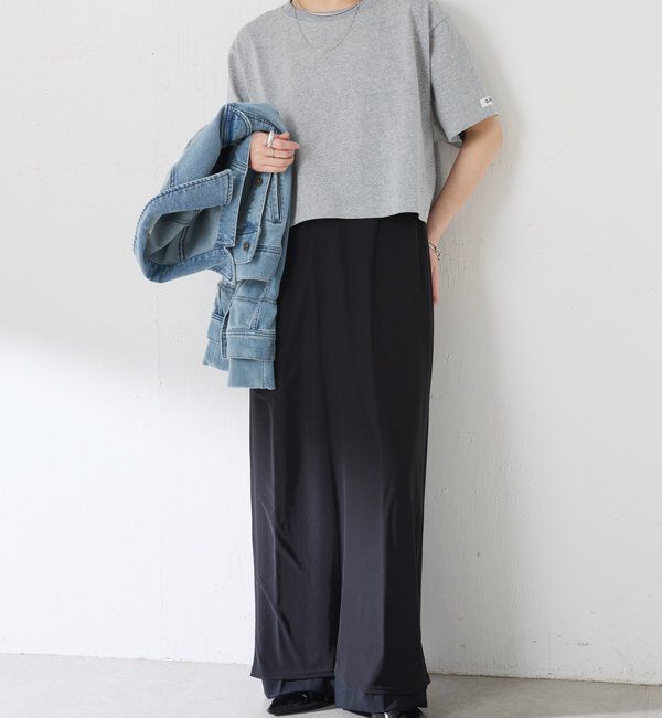  「Q.anos レイヤードTシャツ」|Tシャツ・カットソー|