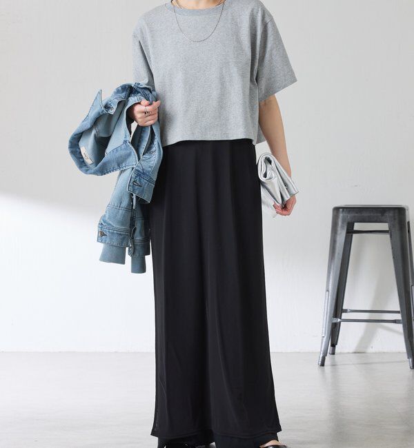  「Q.anos レイヤードTシャツ」|Tシャツ・カットソー|