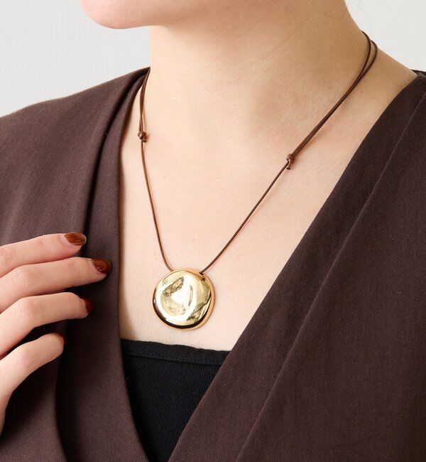  「【PAPILLONNER/パピヨネ】ラウンドコードネックレス」|リング|