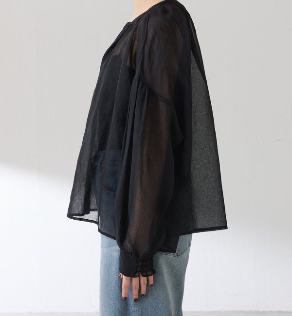  「スキッパーシアーブラウス」|シャツ・ブラウス|