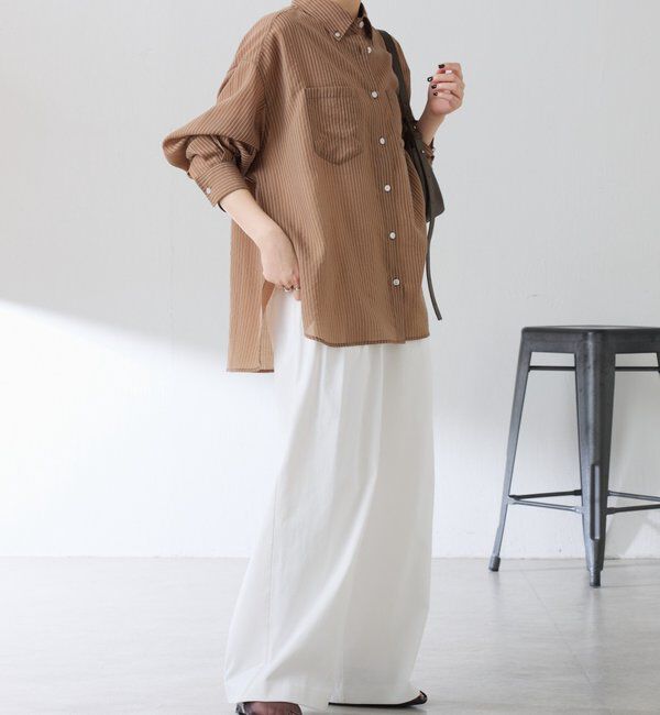  「シアーストライプシャツ」|シャツ・ブラウス|