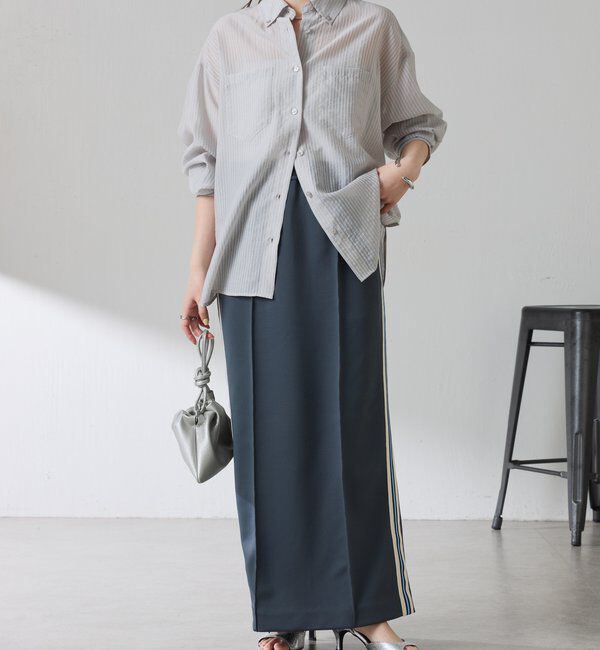  「シアーストライプシャツ」|シャツ・ブラウス|