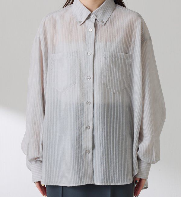  「シアーストライプシャツ」|シャツ・ブラウス|
