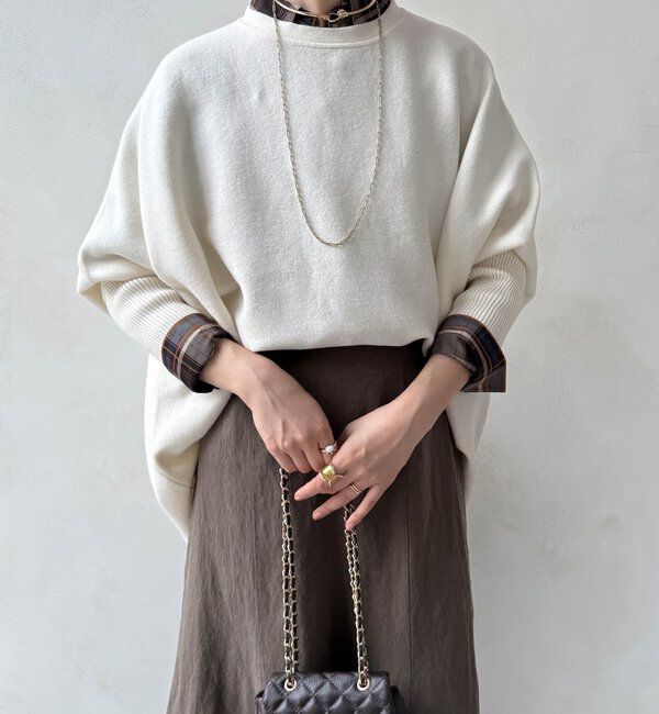  「【WEB限定】ポンチョニット」|ニット・セーター|