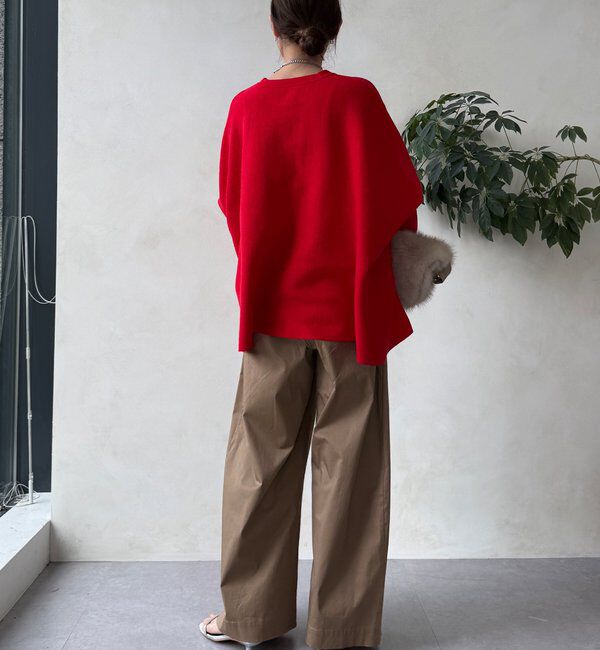  「【WEB限定】ポンチョニット」|ニット・セーター|