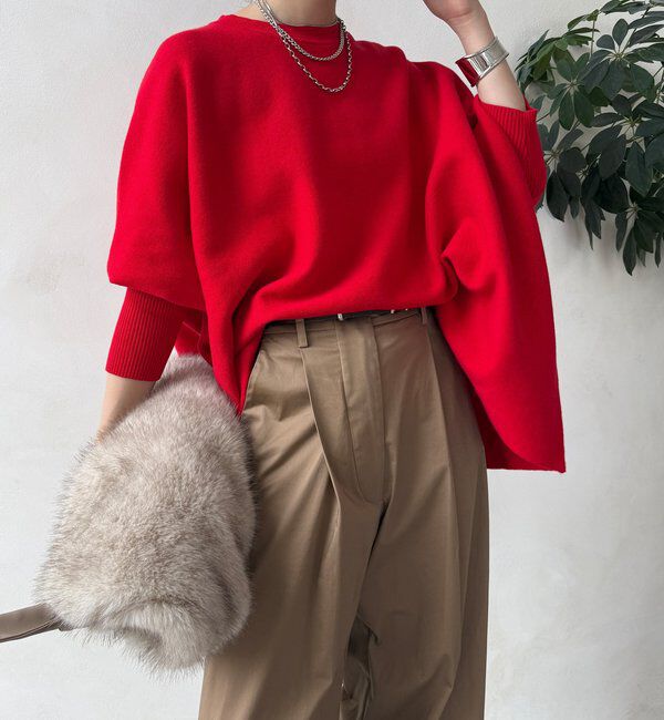  「【WEB限定】ポンチョニット」|ニット・セーター|