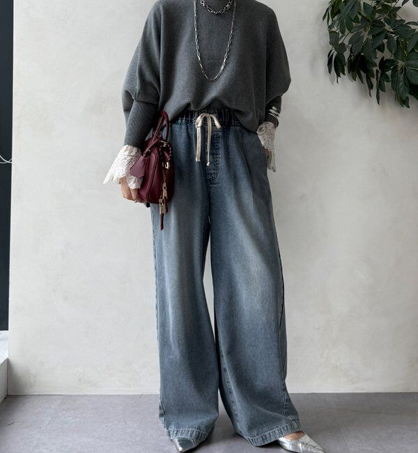  「【WEB限定】ポンチョニット」|ニット・セーター|