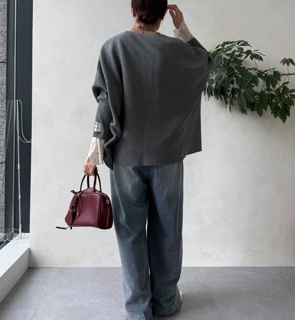  「【WEB限定】ポンチョニット」|ニット・セーター|