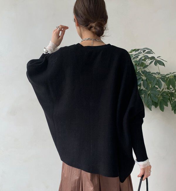  「【WEB限定】ポンチョニット」|ニット・セーター|