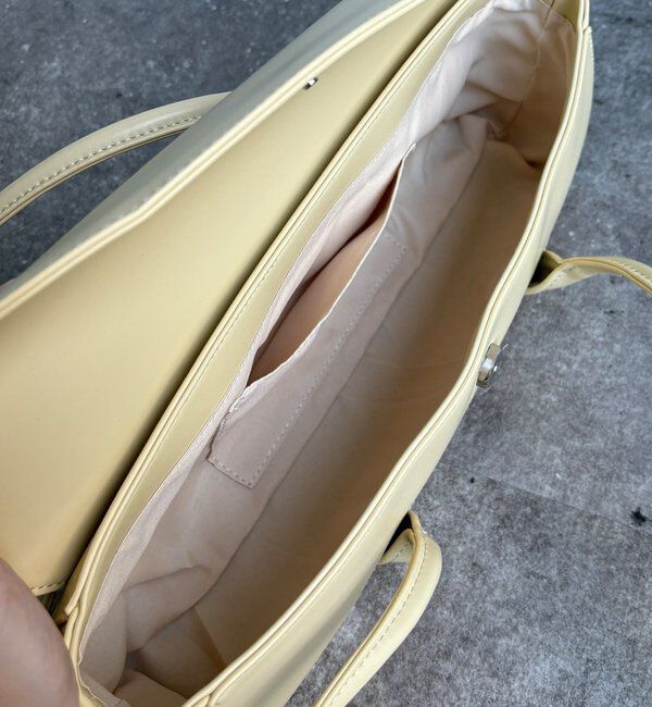  「【WEB限定】横長フラップショルダー」|トートバッグ|