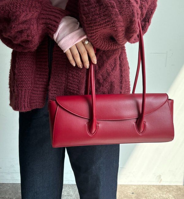  「【WEB限定】横長フラップショルダー」|トートバッグ|